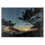 Torrey Pine Sunset III California Landscape Cutting Board