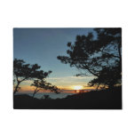 Torrey Pine Sunset III California Landscape Doormat