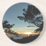 Torrey Pine Sunset III California Landscape Drink Coaster