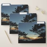 Torrey Pine Sunset III California Landscape File Folder