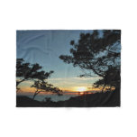Torrey Pine Sunset III California Landscape Fleece Blanket