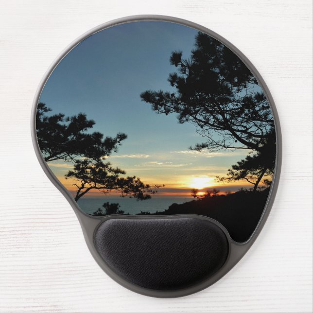 Torrey Pine Sunset III California Landscape Gel Mouse Pad (Front)
