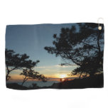 Torrey Pine Sunset III California Landscape Golf Towel