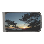 Torrey Pine Sunset III California Landscape Gunmetal Finish Money Clip