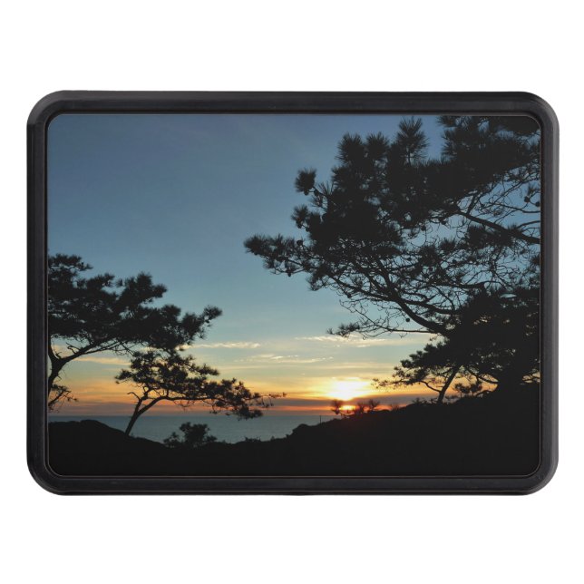 Torrey Pine Sunset III California Landscape Hitch Cover (Front)