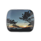 Torrey Pine Sunset III California Landscape Jelly Belly Tin (Top)
