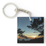 Torrey Pine Sunset III California Landscape Keychain