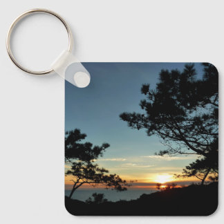 Torrey Pine Sunset III California Landscape Keychain