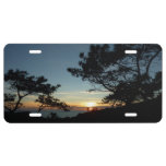Torrey Pine Sunset III California Landscape License Plate