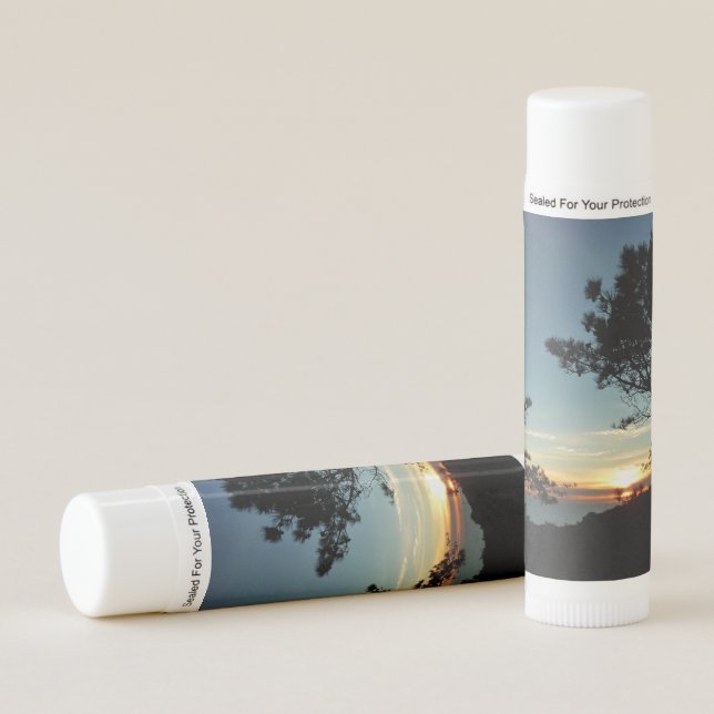 Torrey Pine Sunset III California Landscape Lip Balm (Front)