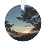 Torrey Pine Sunset III California Landscape Ornament