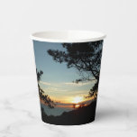 Torrey Pine Sunset III California Landscape Paper Cups