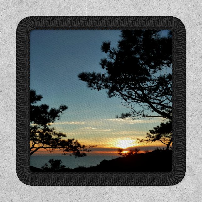 Torrey Pine Sunset III California Landscape Patch (Front)