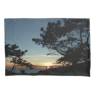 Torrey Pine Sunset III California Landscape Pillow Case