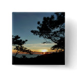 Torrey Pine Sunset III California Landscape Pinback Button