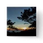 Torrey Pine Sunset III California Landscape Pinback Button
