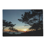 Torrey Pine Sunset III California Landscape Placemat