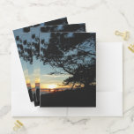 Torrey Pine Sunset III California Landscape Pocket Folder