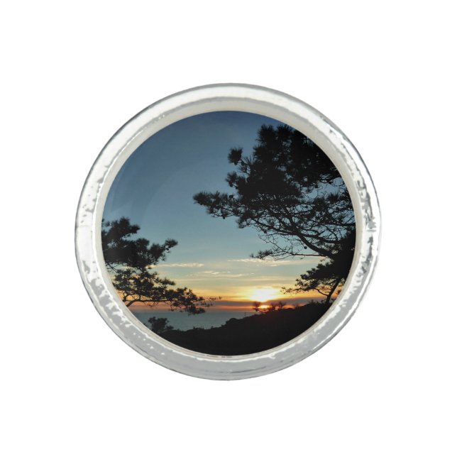 Torrey Pine Sunset III California Landscape Ring (Front)