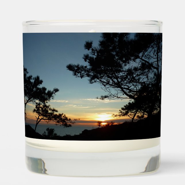 Torrey Pine Sunset III California Landscape Scented Candle (Front)