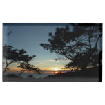 Torrey Pine Sunset III California Landscape Table Card Holder