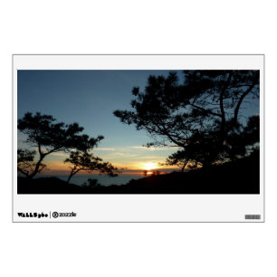 Torrey Pine Sunset III California Landscape Wall Sticker