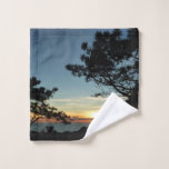 Torrey Pine Sunset III California Landscape Wash Cloth