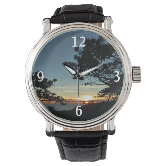 Torrey Pine Sunset III California Landscape Watch (Front)