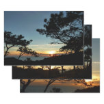 Torrey Pine Sunset III California Landscape Wrapping Paper Sheets