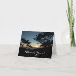 Torrey Pine Sunset III California Thank You Card