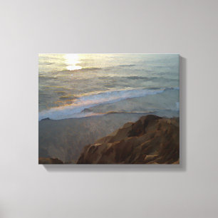 Torrey Pines Beach Canvas Print