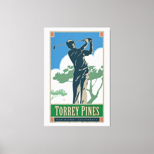 Torrey Pines Golf Course Canvas Print