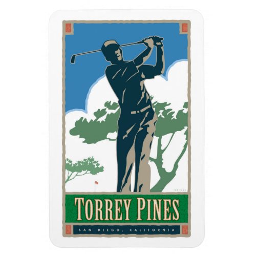 Torrey Pines Golf Course Magnet