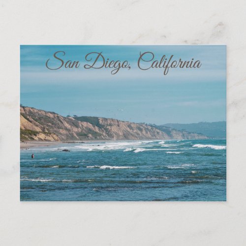 Torrey Pines State Beach _ San Diego California Postcard