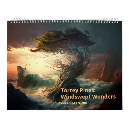 Torrey Pines Windswept Wonders Calendar
