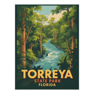Torreya State Park - Florida Poster