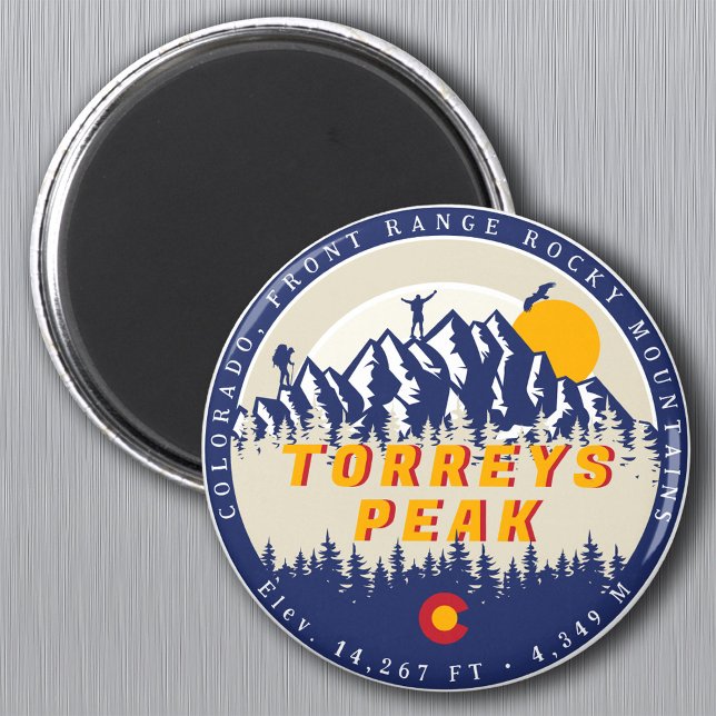 Torreys Peak Colorado Fourteeners 14ers Souvenir Magnet (Creator Uploaded)