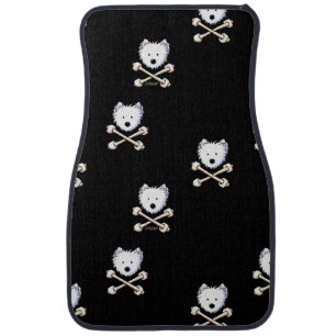 Torrid Westie Crossbones Car Mats