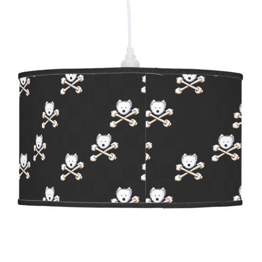 Torrid Westie Crossbones Lamp (Back)
