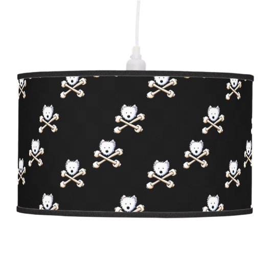 Torrid Westie Crossbones Lamp (Front)