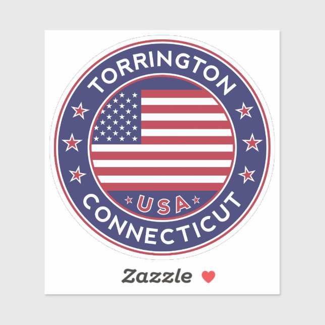 Torrington Connecticut, Torrington Sticker (Sheet)