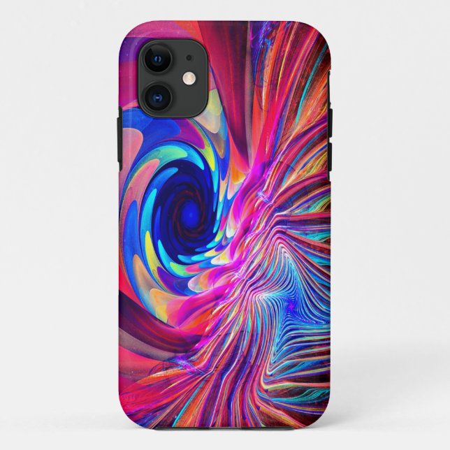 Torsion Wave Case-Mate iPhone Case (Back)