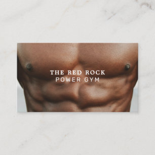 Torso, Personal trainer, Gym Instructor Business Card