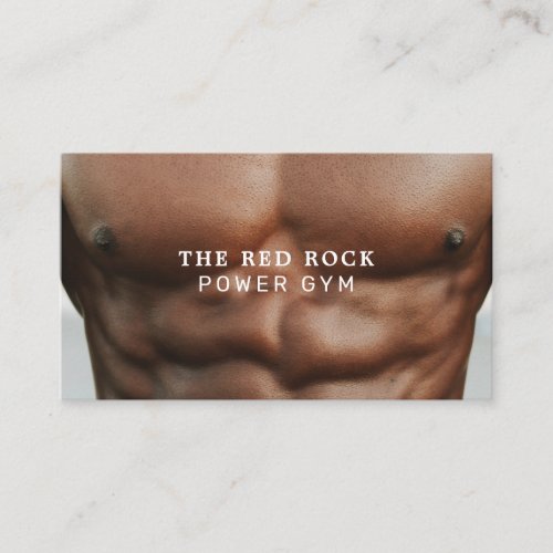 Torso Personal trainer Gym Instructor Business Card
