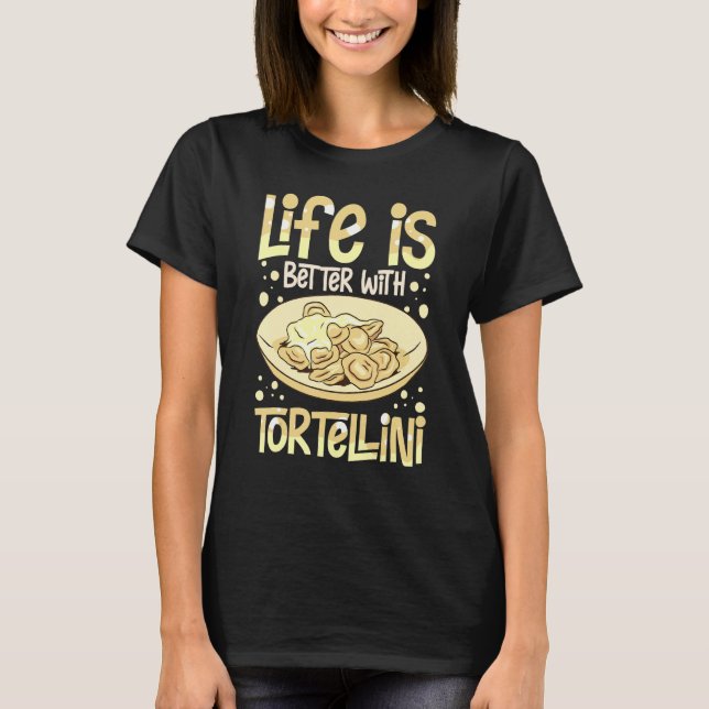 Tortellini Soup Cheese Salad Chicken Pasta Pesto S T-Shirt (Front)