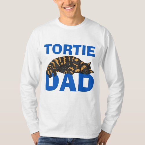TORTIE CAT DAD Tortoiseshell Cat T_Shirts