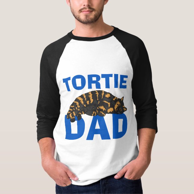 TORTIE CAT DAD Tortoiseshell Cat T-Shirts (Front)