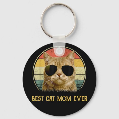 Tortie Cat Design Best Tortie Mom Gift  Copy Keychain