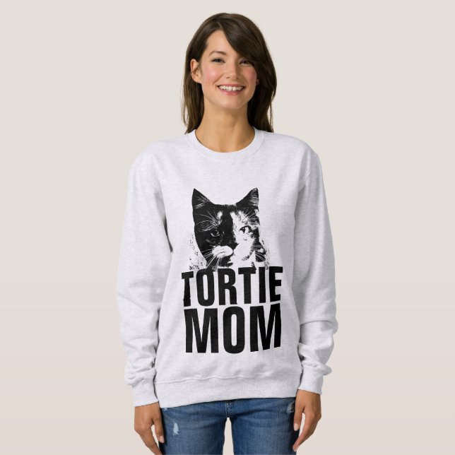 TORTIE CAT MOM, Tortoiseshell Cat T-shirts (Front Full)