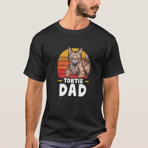 Tortie Dad Awesome Tortoiseshell Cat For A Tortie  T_Shirt
